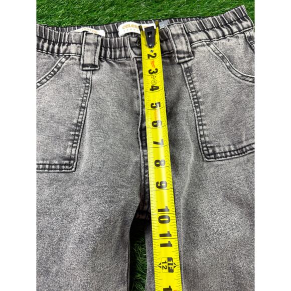 Celebrity Ace 90s Skater Jeans Womens 9/29 Black Wash Cargo High Rise Grunge Y2K - Picture 13 of 15